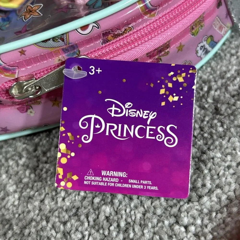 Disney Princess Scrunchies Hair Tie Sets Carry Bag Cinderella Lot Of 5